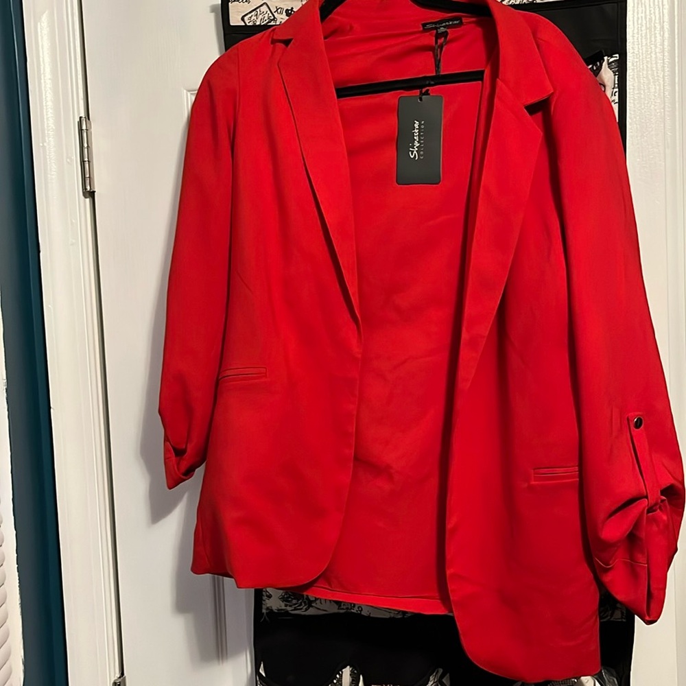 Red blazer size XL